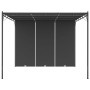 Garden gazebo with anthracite gray side curtain 3x3x2.25 m by vidaXL, Tents and gazebos - Ref: Foro24-47995, Price: 227,73 €,...