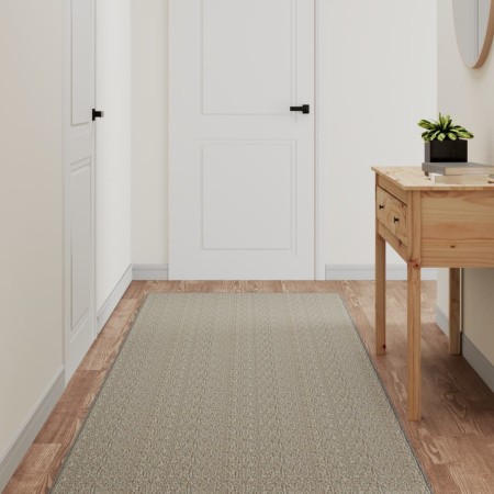 Alfombra de pasillo con aspecto de sisal plateada 80x400 cm de vidaXL, Alfombras - Ref: Foro24-355803, Precio: 66,99 €, Descu...