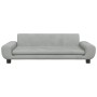 Cama para perros de terciopelo gris claro 100x54x33 cm de vidaXL, Camas para perros - Ref: Foro24-171982, Precio: 108,08 €, D...