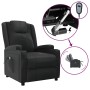 Sillón reclinable eléctrico de cuero sintético negro de vidaXL, Sillones - Ref: Foro24-3073788, Precio: 276,56 €, Descuento: %