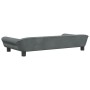 Dark gray velvet dog bed 100x50x21 cm by vidaXL, Beds for dogs - Ref: Foro24-172007, Price: 80,99 €, Discount: %