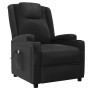 Sillón reclinable eléctrico de cuero sintético negro de vidaXL, Sillones - Ref: Foro24-3073788, Precio: 276,56 €, Descuento: %