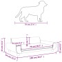 Cama para perros de terciopelo rosa 100x54x33 cm de vidaXL, Camas para perros - Ref: Foro24-171984, Precio: 89,01 €, Descuent...