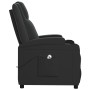 Sillón reclinable eléctrico de cuero sintético negro de vidaXL, Sillones - Ref: Foro24-3073788, Precio: 276,56 €, Descuento: %