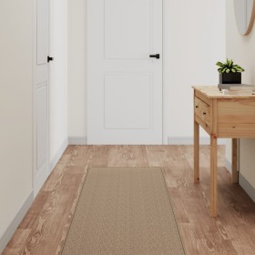 Alfombra de pasillo con aspecto de sisal color arena 50x200 cm de vidaXL, Alfombras - Ref: Foro24-355786, Precio: 39,36 €, De...