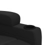 Sillón reclinable eléctrico de cuero sintético negro de vidaXL, Sillones - Ref: Foro24-3073788, Precio: 276,56 €, Descuento: %