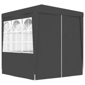 Professionelles Partyzelt mit grauen Wänden 90 g/m² 2x2 m von vidaXL, Zelte und Pavillons - Ref: Foro24-48531, Preis: 111,99 ...