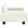 Cream velvet dog bed 70x45x33 cm by vidaXL, Beds for dogs - Ref: Foro24-171994, Price: 64,99 €, Discount: %