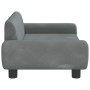 Cama para perros de terciopelo gris oscuro 70x45x33 cm de vidaXL, Camas para perros - Ref: Foro24-171990, Precio: 65,91 €, De...