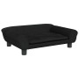 Black velvet dog bed 70x48x22 cm by vidaXL, Beds for dogs - Ref: Foro24-172016, Price: 65,11 €, Discount: %