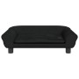 Black velvet dog bed 70x48x22 cm by vidaXL, Beds for dogs - Ref: Foro24-172016, Price: 65,11 €, Discount: %