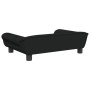 Black velvet dog bed 70x48x22 cm by vidaXL, Beds for dogs - Ref: Foro24-172016, Price: 65,11 €, Discount: %