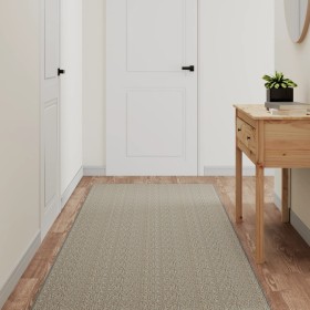 Alfombra de pasillo con aspecto de sisal plateada 80x250 cm de vidaXL, Alfombras - Ref: Foro24-355801, Precio: 46,99 €, Descu...