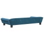 Cama para perros de terciopelo azul 100x50x21 cm de vidaXL, Camas para perros - Ref: Foro24-172005, Precio: 82,21 €, Descuent...