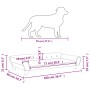 Cama para perros de terciopelo azul 100x50x21 cm de vidaXL, Camas para perros - Ref: Foro24-172005, Precio: 82,21 €, Descuent...