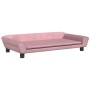 Hundebett aus rosa Samt, 100 x 50 x 21 cm von vidaXL, Betten für Hunde - Ref: Foro24-172008, Preis: 80,42 €, Rabatt: %