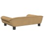 Cama para perros de terciopelo marrón 70x48x22 cm de vidaXL, Camas para perros - Ref: Foro24-172017, Precio: 65,99 €, Descuen...