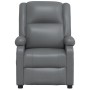 Sillón reclinable eléctrico cuero sintético gris antracita de vidaXL, Sillones - Ref: Foro24-3073722, Precio: 246,11 €, Descu...