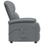 Sillón reclinable eléctrico cuero sintético gris antracita de vidaXL, Sillones - Ref: Foro24-3073722, Precio: 246,11 €, Descu...