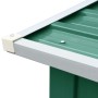 Wood storage box made of green galvanized steel, 30x92x153 cm. by vidaXL, Accessories for bags and firewood holders - Ref: Fo...