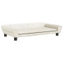 Cream velvet dog bed 100x50x21 cm by vidaXL, Beds for dogs - Ref: Foro24-172011, Price: 84,20 €, Discount: %