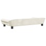 Cream velvet dog bed 100x50x21 cm by vidaXL, Beds for dogs - Ref: Foro24-172011, Price: 84,20 €, Discount: %