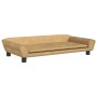 Cama para perros de terciopelo marrón 100x50x21 cm de vidaXL, Camas para perros - Ref: Foro24-172010, Precio: 80,99 €, Descue...