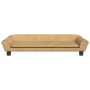 Cama para perros de terciopelo marrón 100x50x21 cm de vidaXL, Camas para perros - Ref: Foro24-172010, Precio: 82,21 €, Descue...