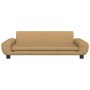 Brown velvet dog bed 100x54x33 cm by vidaXL, Beds for dogs - Ref: Foro24-171986, Price: 89,01 €, Discount: %