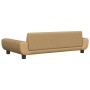 Brown velvet dog bed 100x54x33 cm by vidaXL, Beds for dogs - Ref: Foro24-171986, Price: 89,01 €, Discount: %