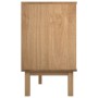 Cajonera OTTA madera maciza pino marrón y gris 111x43x73,5 cm de vidaXL, Cajoneras - Ref: Foro24-348586, Precio: 156,48 €, De...