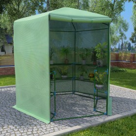 Invernadero con estantes acero 227x223 cm de vidaXL, Invernaderos - Ref: Foro24-48166, Precio: 131,99 €, Descuento: %