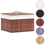 Bamboo storage boxes 4 units brown by vidaXL, Storage baskets - Ref: Foro24-320768, Price: 45,12 €, Discount: %