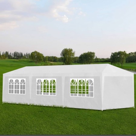 Carpa para fiestas blanco 3x9 m de vidaXL, Carpas y cenadores - Ref: Foro24-90338, Precio: 174,72 €, Descuento: %