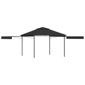 Gazebo with double extendable roof anthracite 3x3x2.75m 180g/m² by vidaXL, Tents and gazebos - Ref: Foro24-48004, Price: 237,...