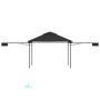 Gazebo with double extendable roof anthracite 3x3x2.75m 180g/m² by vidaXL, Tents and gazebos - Ref: Foro24-48004, Price: 237,...