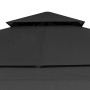 Gazebo with double extendable roof anthracite 3x3x2.75m 180g/m² by vidaXL, Tents and gazebos - Ref: Foro24-48004, Price: 237,...