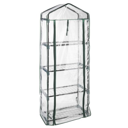 HI Greenhouse with 4 shelves 59x31x160 cm by HI, Greenhouses - Ref: Foro24-423922, Price: 49,95 €, Discount: %