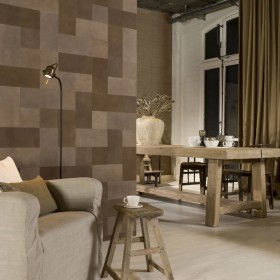 WallArt Brown Caine Leather Wall Panels 32 Pieces by WallArt, Wall covering - Ref: Foro24-440930, Price: 46,99 €, Discount: %