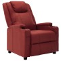 Sillón reclinable eléctrico de cuero sintético rojo tinto de vidaXL, Sillones - Ref: Foro24-3073792, Precio: 260,99 €, Descue...