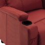 Sillón reclinable eléctrico de cuero sintético rojo tinto de vidaXL, Sillones - Ref: Foro24-3073792, Precio: 260,99 €, Descue...