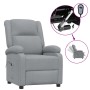 Sillón reclinable eléctrico tela gris claro de vidaXL, Sillones - Ref: Foro24-3073727, Precio: 207,21 €, Descuento: %