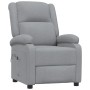 Sillón reclinable eléctrico tela gris claro de vidaXL, Sillones - Ref: Foro24-3073727, Precio: 207,21 €, Descuento: %