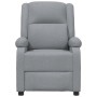 Sillón reclinable eléctrico tela gris claro de vidaXL, Sillones - Ref: Foro24-3073727, Precio: 207,21 €, Descuento: %