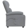 Sillón reclinable eléctrico tela gris claro de vidaXL, Sillones - Ref: Foro24-3073727, Precio: 207,21 €, Descuento: %