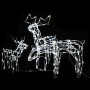 Renos de Navidad de luces 229 LEDs 3 piezas de vidaXL, Luces de Navidad - Ref: Foro24-51011, Precio: 48,99 €, Descuento: %