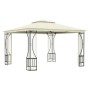 Gazebo with cream nets 300x300x265 cm by vidaXL, Tents and gazebos - Ref: Foro24-48595, Price: 355,99 €, Discount: %