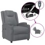 Sillón reclinable eléctrico cuero sintético gris antracita de vidaXL, Sillones - Ref: Foro24-3073791, Precio: 221,04 €, Descu...