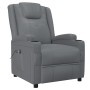 Sillón reclinable eléctrico cuero sintético gris antracita de vidaXL, Sillones - Ref: Foro24-3073791, Precio: 221,04 €, Descu...