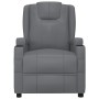 Sillón reclinable eléctrico cuero sintético gris antracita de vidaXL, Sillones - Ref: Foro24-3073791, Precio: 221,04 €, Descu...